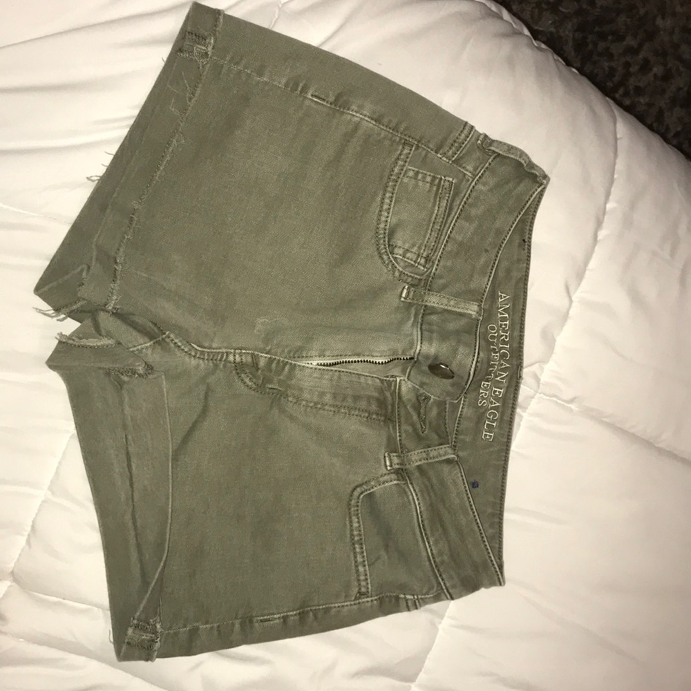 American Eagle Olive Green Shorts